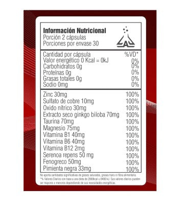 Booster Testosterone (60 capsulas)